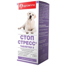 Стоп-стресс для собак крупных пород (от 30 кг), уп. 20 таб.